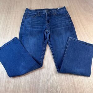 Lucky Brand Easy Rider Jeans Size 10/30 Bootcut Mid Rise Blue Denim